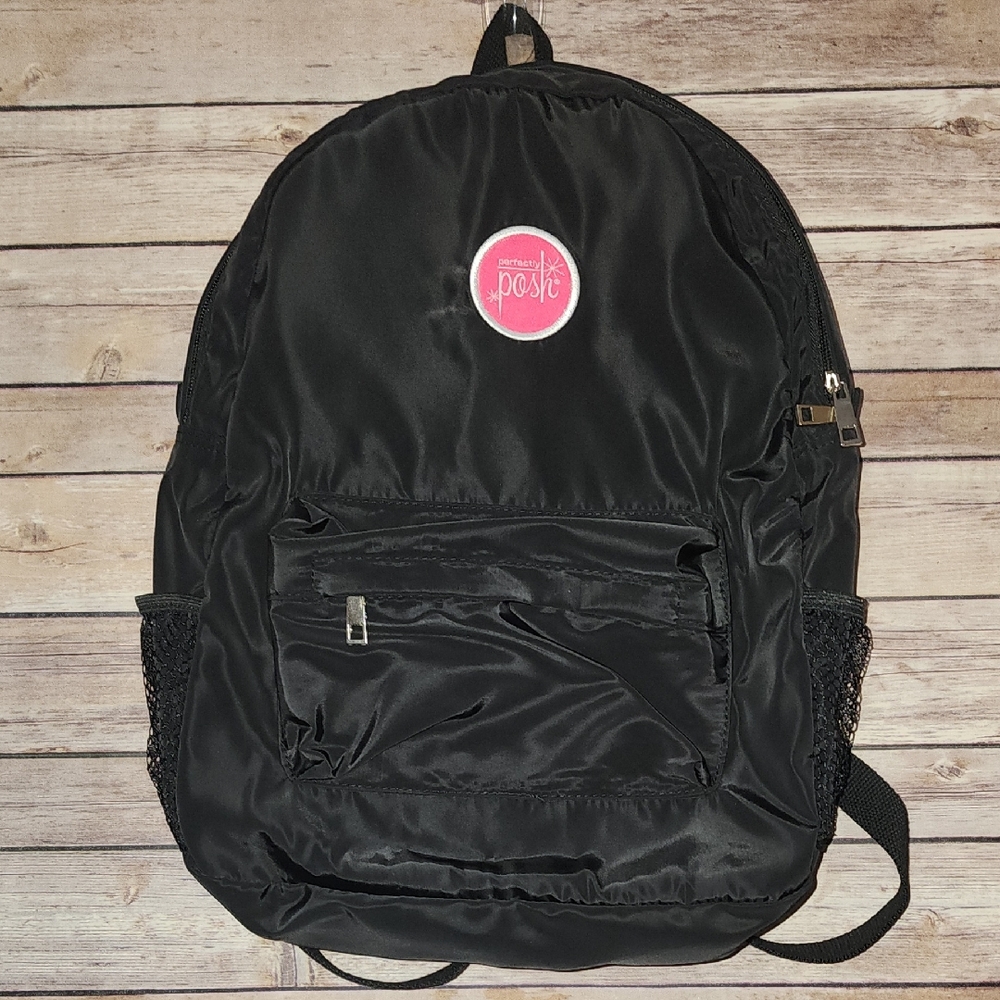 Perfectly Posh Day Away Black Backpack
